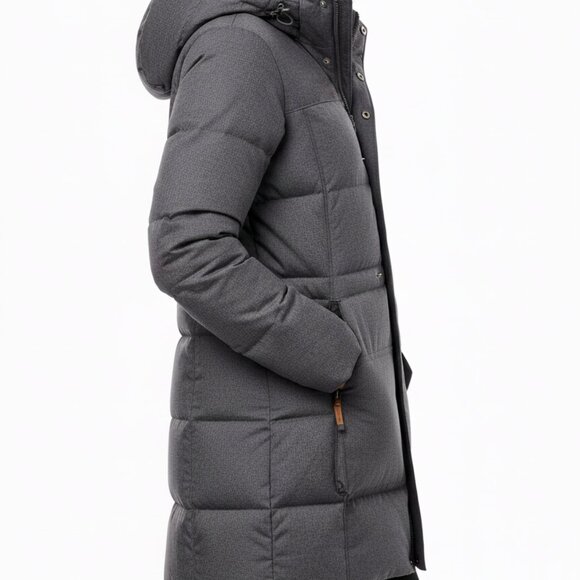 COLUMBIA Women's (S) Gray Puffer Jacket Hooded Parka Omni-Heat, Warm Winter Coat - Picture 2 of 9